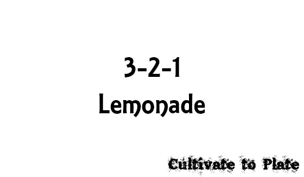 3-2-1 Lemonade