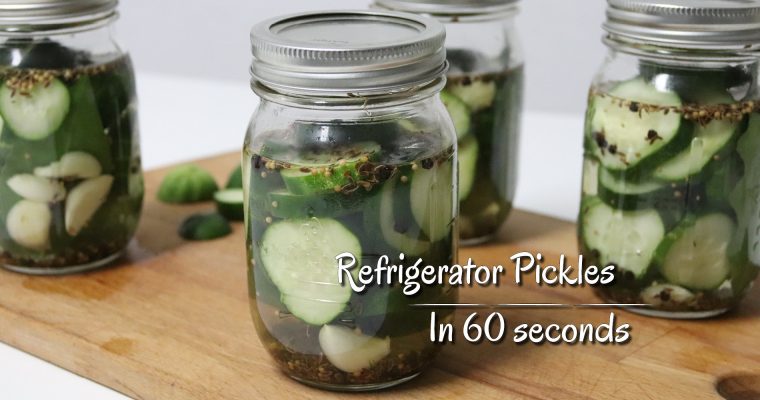 Quick Refrigerator Pickles